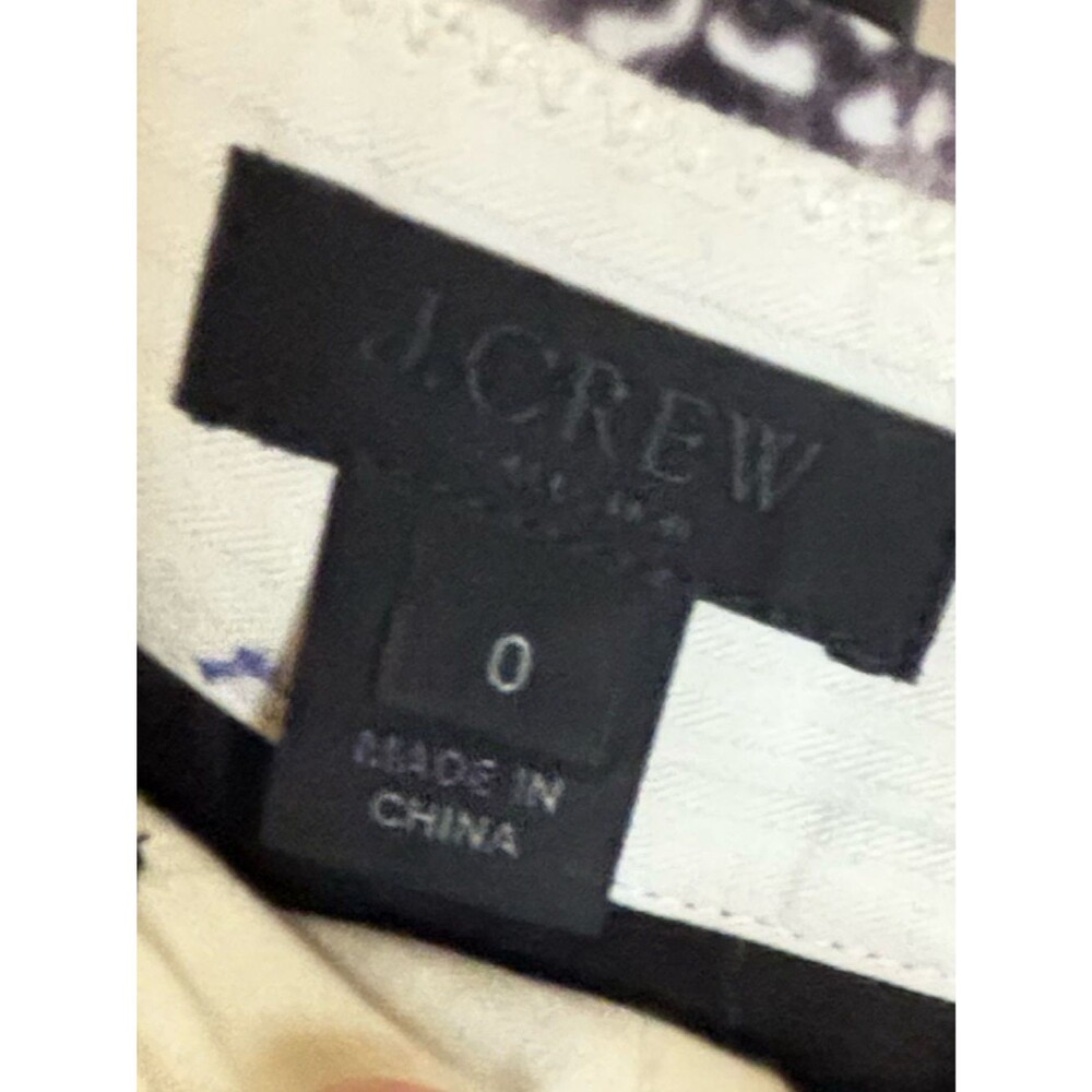 J. Crew Silk Black and White Printed Maxi Pants - Picture 4 of 6